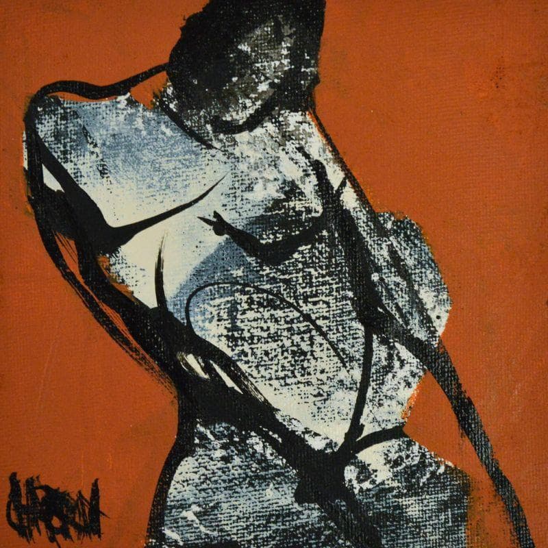 Painting Terre by Chaperon Martine | Painting Figurative Mixed Nude