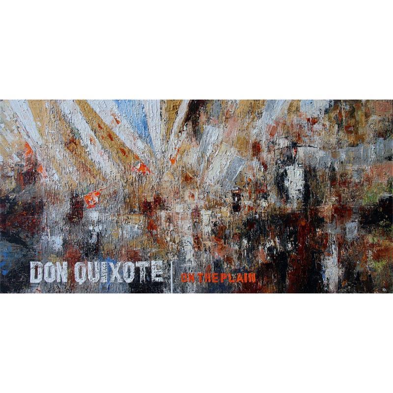 Painting Don Quichotte sergio Leone by Reymond Pierre | Painting Abstract Life style Oil