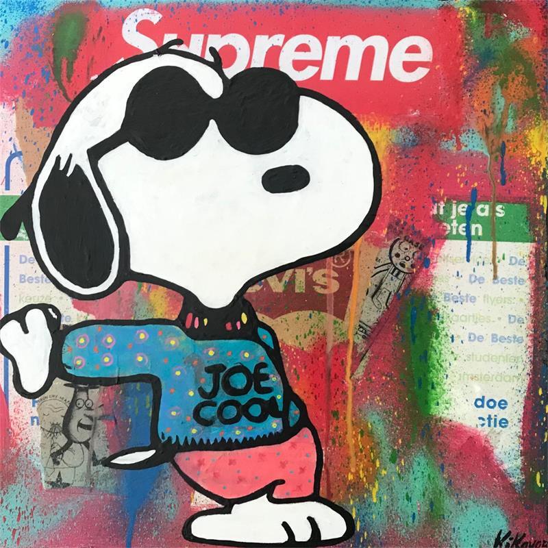 Painting Snoopy pop by Kikayou | Painting Pop art Graffiti Pop icons