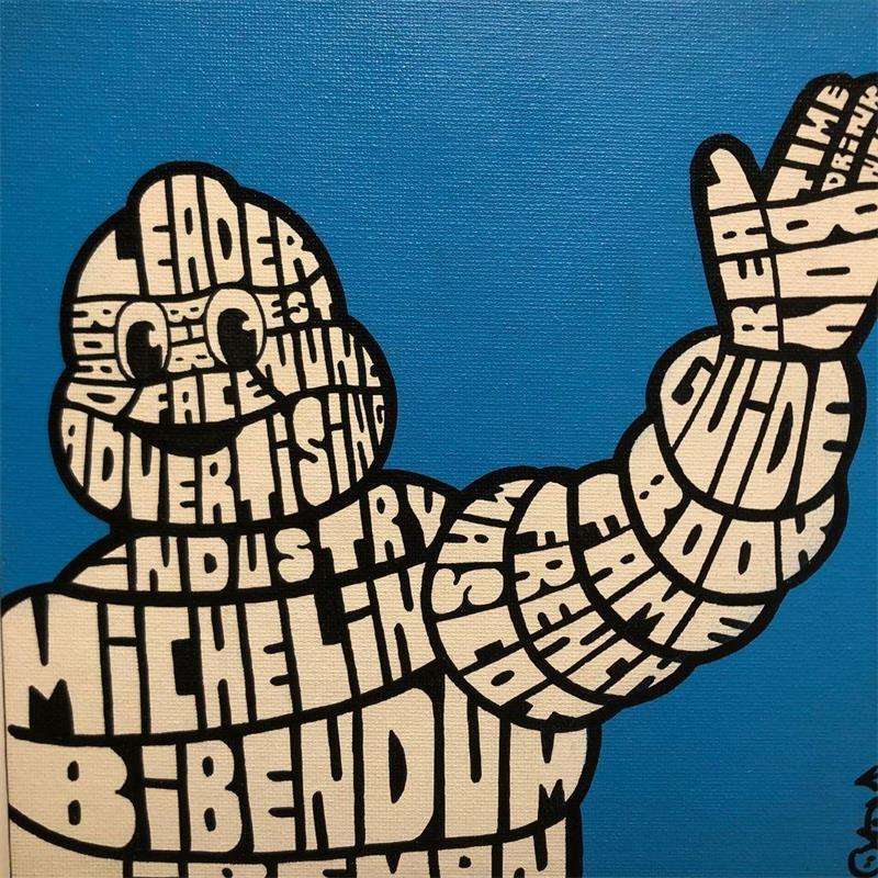 Painting BIBENDUM MICHELIN by Cmon | Painting Pop-art Pop icons