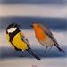 Painting Friends by Trevisan Carlo | Painting Surrealism Animals Oil