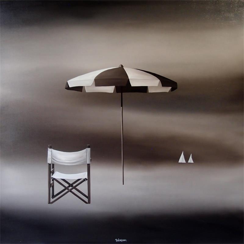 Painting Silence by Trevisan Carlo | Painting Surrealism Oil Marine, Minimalist