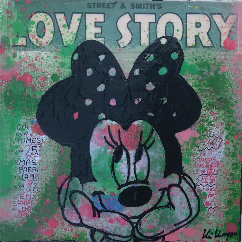 Painting Minnie by Kikayou | Painting Pop-art Graffiti Pop icons