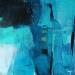 Gemälde Hypnose von Teoli Chevieux Carine | Gemälde Abstrakt Minimalistisch Acryl