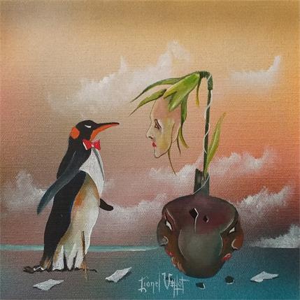 Painting L'Observateur de la Vie ordinaire by Valot Lionel | Painting Surrealist Acrylic Animals, Pop icons, still-life