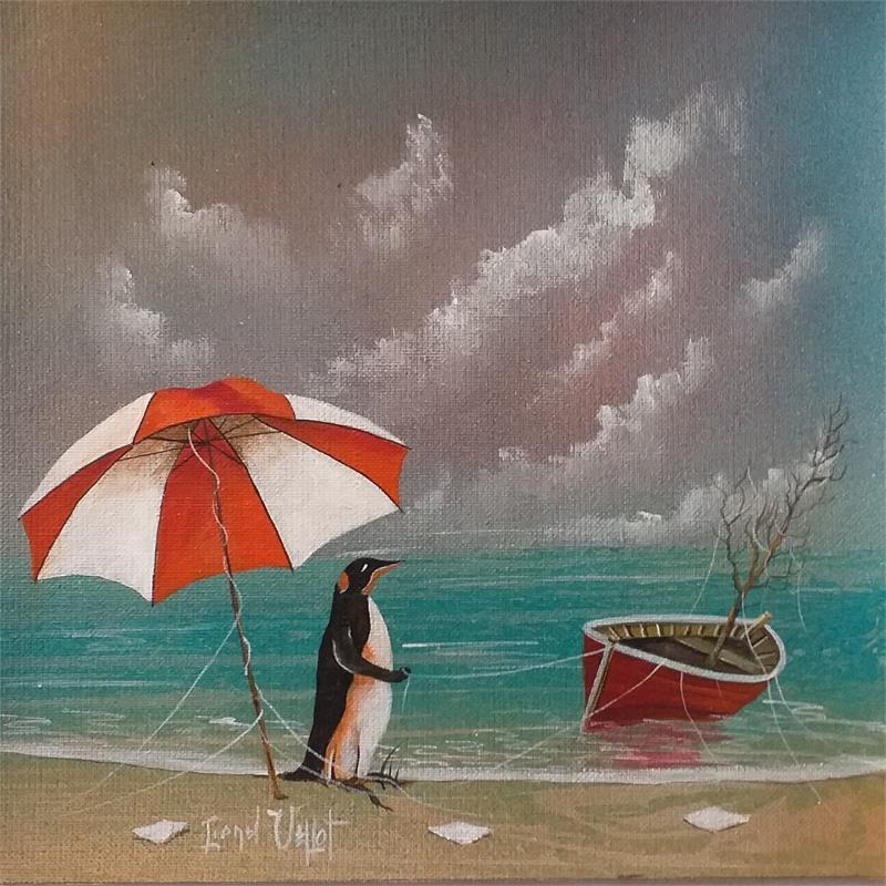 Painting Dérèglement climatique by Valot Lionel | Painting Surrealism Acrylic, Oil Animals, Landscapes