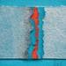 Peinture Argent bleu par Clisson Gérard | Tableau Abstrait Mixte minimaliste