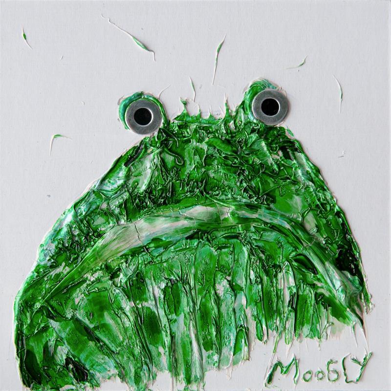 Gemälde BOUCHE-BÉUS von Moogly | Gemälde Naive Kunst Tiere Acryl