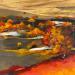 Gemälde Paysage automne von Chen Xi | Gemälde Figurativ Landschaften Öl