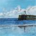 Painting PHARE EN SECURITE by Bougouin Laurent | Painting Figurative Marine Acrylic