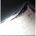Peinture North Face par Rey Julien | Tableau Figuratif Nature Noir & blanc Carton Acrylique