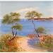 Painting Esterel by Lyn | Painting Figurative Landscapes Marine Oil