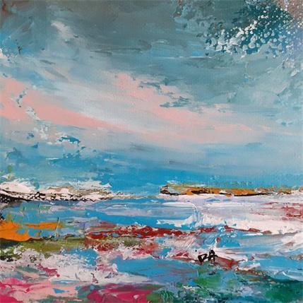 Painting Bruyère by Iza | Painting Abstract Acrylic Landscapes, Marine
