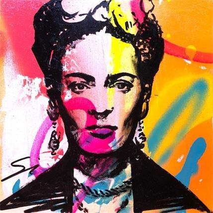 Painting FRIDA by Mestres Sergi | Painting Pop art Mixed Pop icons