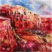 Painting Arizona mountains by Reymond Pierre | Painting Figurative Landscapes Oil