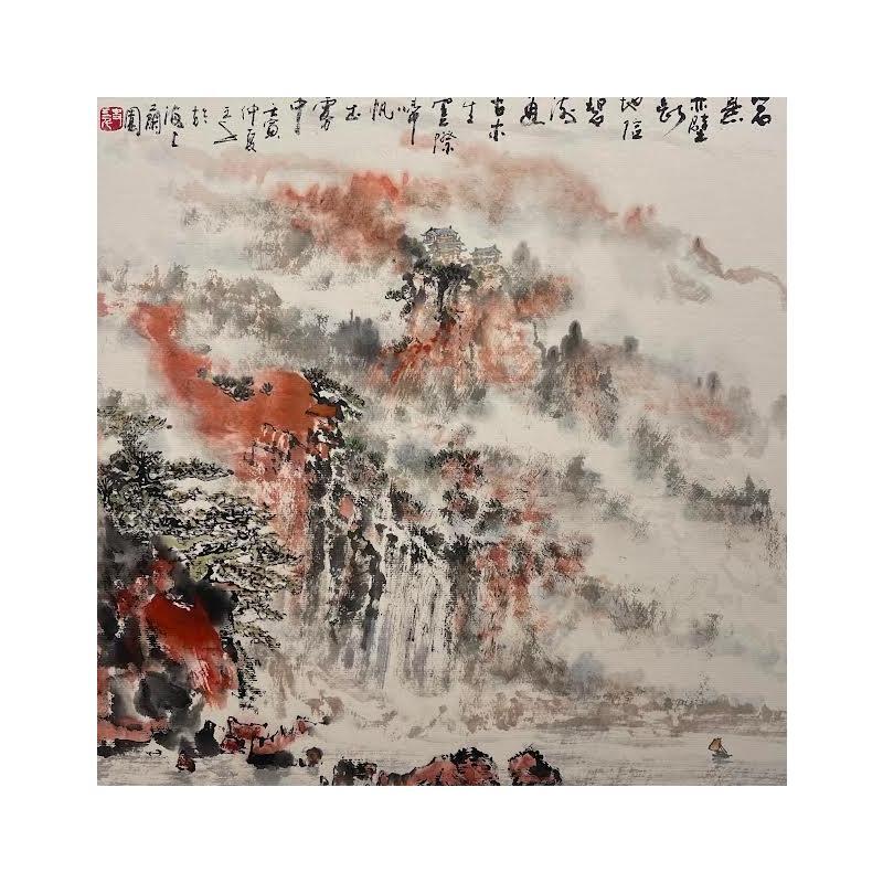 Gemälde Glory von Sanqian | Gemälde Figurativ Landschaften