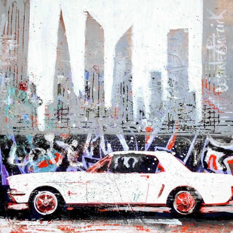 Painting Oh my car by Cornée Patrick | Painting Pop art Mixed Pop icons