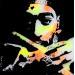 Gemälde Tupac von Puce | Gemälde Pop-Art Pop-Ikonen Acryl
