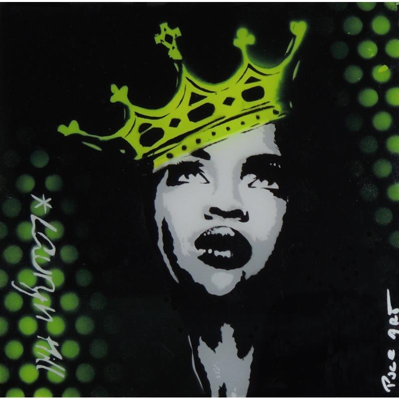 Painting Lauryn by Puce | Painting Pop art Mixed Pop icons