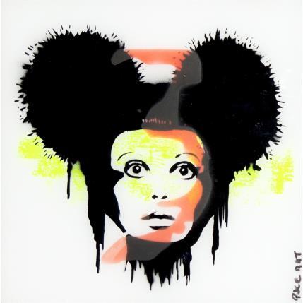 Painting Face 3 by Puce | Painting Pop-art Acrylic Pop icons