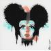 Gemälde Face 1 von Puce | Gemälde Pop-Art Pop-Ikonen Acryl