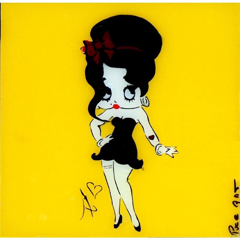 Painting Betty by Puce | Painting Pop-art Acrylic Pop icons