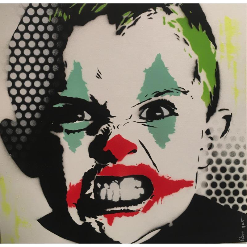 Gemälde Child Fok von Puce | Gemälde Pop-Art Acryl Pop-Ikonen