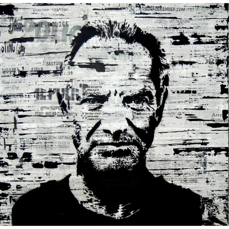 Painting Sting by Puce | Painting Pop art Mixed Pop icons