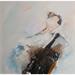 Peinture Hortense par Han | Tableau Abstrait Portraits