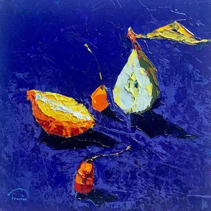 Painting Fruits by Tomàs | Painting Figurative Oil Pop icons, still-life