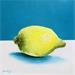Painting Entre ciel et citron by Herambourg Xavier | Painting Figurative Oil Life style still-life