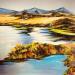 Painting Vue sur les montagnes by Chen Xi | Painting Figurative Oil