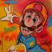 Peinture Mario par Molla Nathalie  | Tableau Pop-art Icones Pop