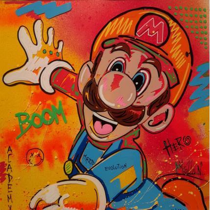 Painting Mario by Molla Nathalie  | Painting Pop-art Pop icons