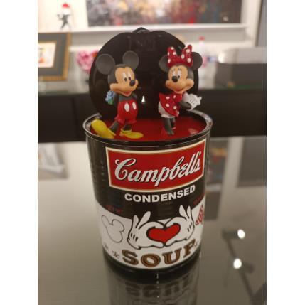 Sculpture Soup Minnie Mickey by TED | Sculpture Pop art Mixed Pop icons
