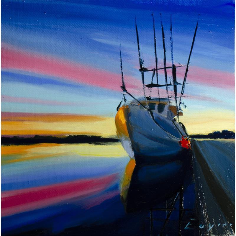 Painting Marine pastel by Eugène Romain | Painting Figurative Oil Landscapes, Marine, Pop icons