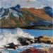Gemälde Brisant de rivage von Eugène Romain | Gemälde Figurativ Landschaften Öl