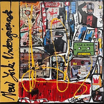 Painting Basquiat, NYU by Costa Sophie | Painting Pop art Mixed Pop icons