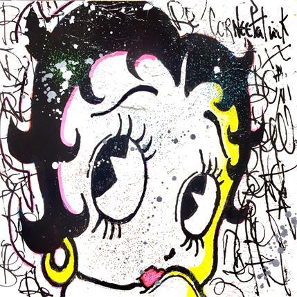 Painting Betty Boop is Betty Boop by Cornée Patrick | Painting Pop art Mixed Animals, Pop icons