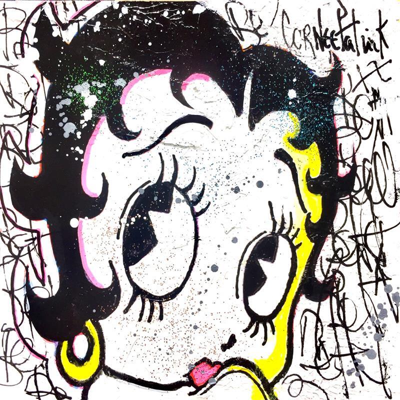 Painting Betty Boop is Betty Boop by Cornée Patrick | Painting Pop art Animals, Pop icons