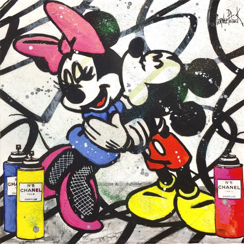 Painting Joyeux Anniversaire Minnie By Cornee Patrick Carre D Artistes