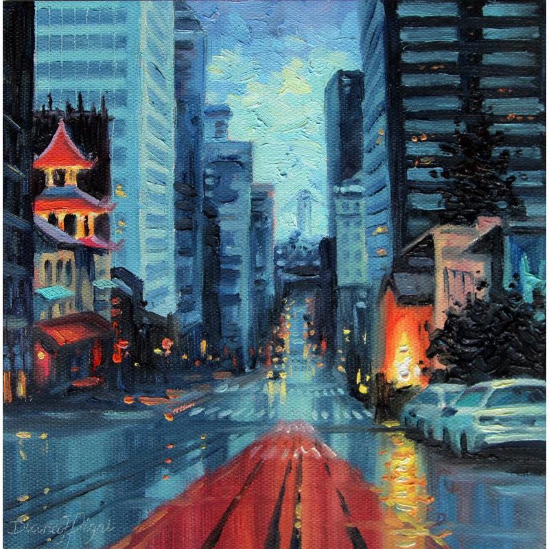 Peinture Big city life SAN FRANCISCO par Pigni Diana | Tableau Figuratif Huile