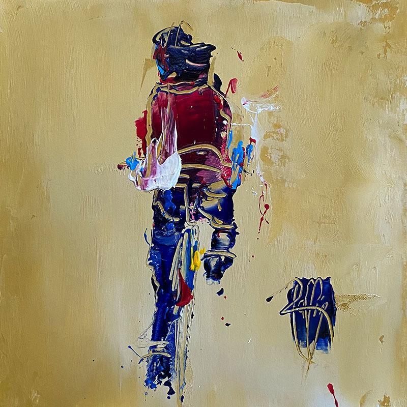 Painting Elle by Raffin Christian | Painting Figurative Acrylic, Oil Life style