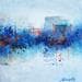 Peinture Blue dream par Coupette Steffi | Tableau Figuratif Acrylique Vues urbaines