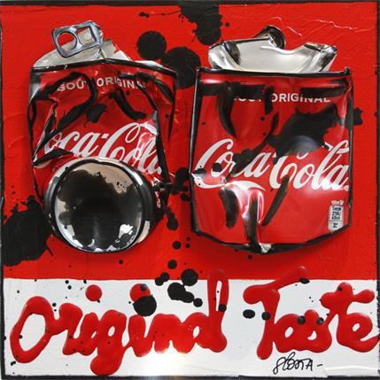 Painting Original Taste (rouge) by Costa Sophie | Painting Pop art Mixed Pop icons