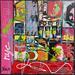 Painting Pop NYC by Costa Sophie | Painting Pop-art Pop icons Acrylic Gluing Posca Upcycling