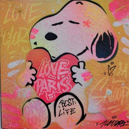 Painting Snoopy love by Kedarone | Painting Street art Graffiti, Mixed Pop icons