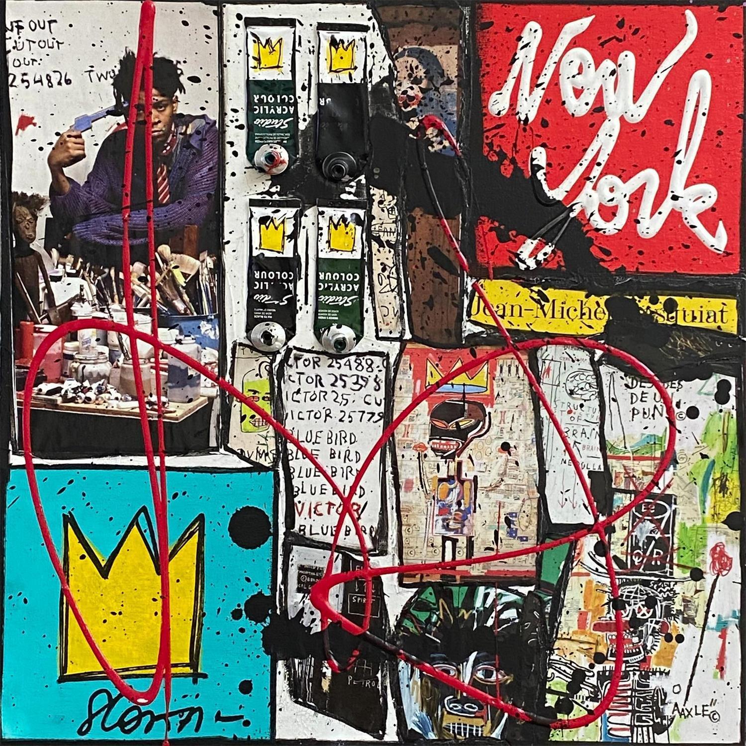 Painting Basquiat, NY by Costa Sophie | Carré d'artistes