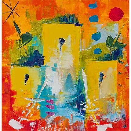 Painting Aigues mortes by Bastide d´Izard Armelle | Painting Abstract Acrylic