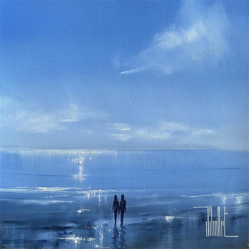 Painting You & Me by Guillet Jerome | Painting Figurative Oil Acrylic Marine